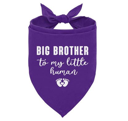 Big Brother Dog Bandana Purple Dog Bandana Big Brother Bandana for Dog Gender Reveal Dog Bandana Baby Announcement Dog Bandana Dog Bandana for Small Medium Large Dogs Dog Scarf Accessories (D3)